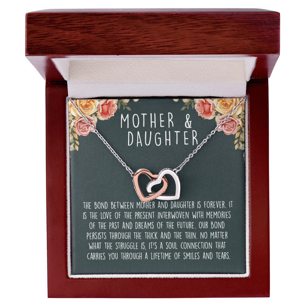 Mother Daughter | Interlocking Heart Necklace