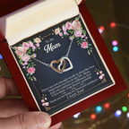 To my Mom - Interlocking Heart Necklace