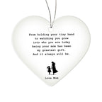 To My Daughter | Acrylic Heart Ornament