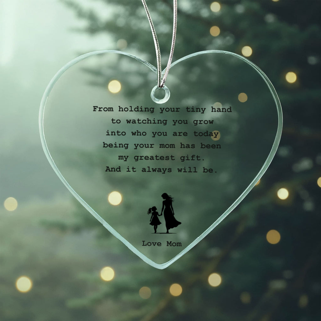 To My Daughter | Acrylic Heart Ornament