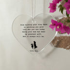 To My Daughter | Acrylic Heart Ornament