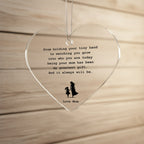 To My Daughter | Acrylic Heart Ornament